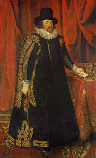 Sir Francis Bacon (1561-1626) St. Albans vikomtja alkotó: Paul van Somer